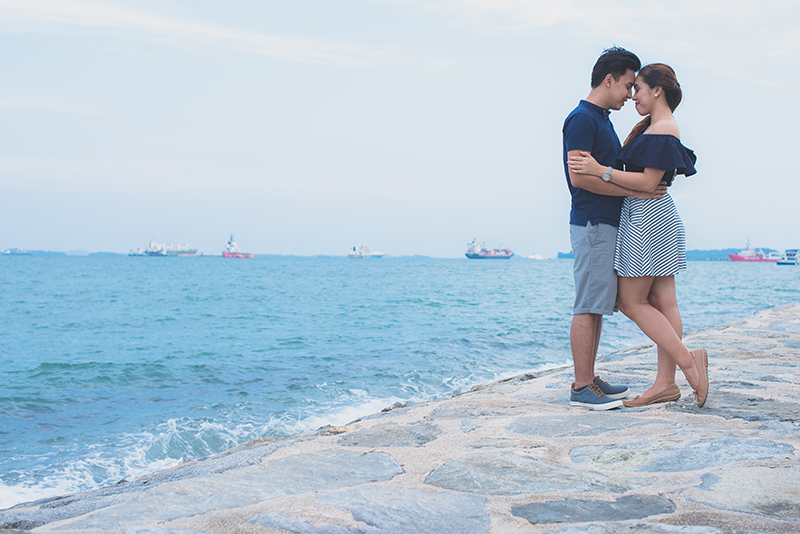 Singapore Engagement Shoot Marina Barrage