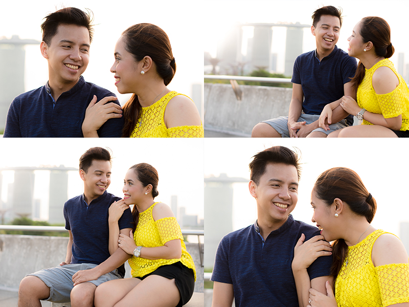 Singapore Engagement Shoot Marina Barrage