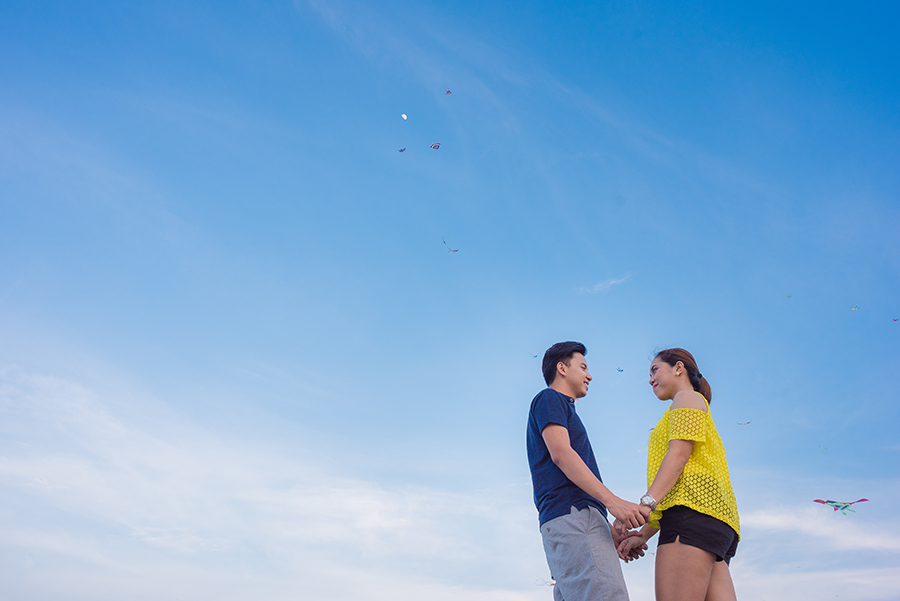 Singapore Engagement Shoot Marina Barrage