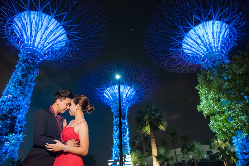 Singapore Engagement Shoot Marina Barrage