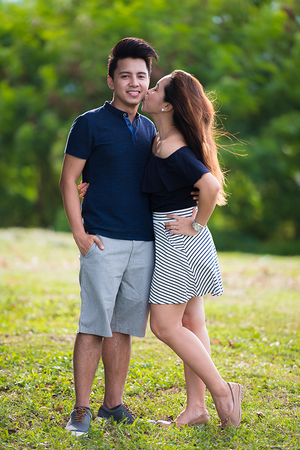 Singapore Engagement Shoot Marina Barrage