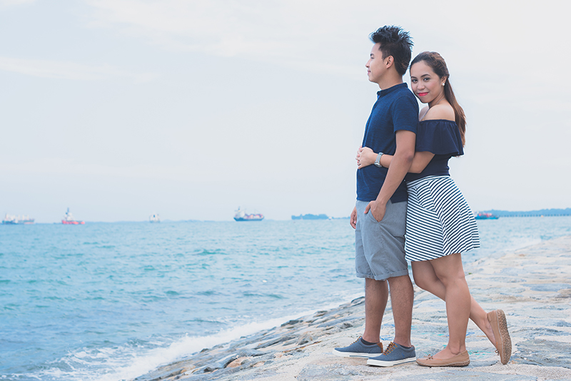 Singapore Engagement Shoot Marina Barrage