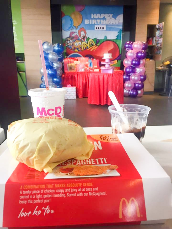 Mcdo Birthday Party